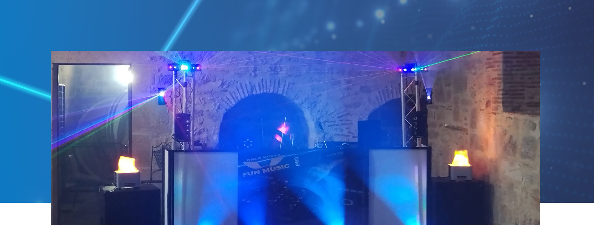 Animation musicale pour la fête de village près de Cahors